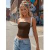 imageTrendy Queen Womens 3 Pack Strapless Bandeau Going Out Crop Tube TopsBlack white chocolate