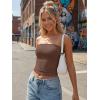 imageTrendy Queen Womens 3 Pack Strapless Bandeau Going Out Crop Tube TopsBlack white coffee