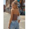 imageTrendy Queen Womens 3 Pack Strapless Bandeau Going Out Crop Tube TopsBlack white coffee