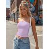 imageTrendy Queen Womens 3 Pack Strapless Bandeau Going Out Crop Tube TopsBlack white light Purple