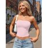 imageTrendy Queen Womens 3 Pack Strapless Bandeau Going Out Crop Tube TopsBlack white pink