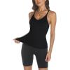 imageTrendy Queen Womens Racerback Ribbed Tank Tops Soft Stretch V Neck Workout Casual Tops Summer Sleeveless Crop CamisoleBlack