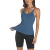 imageTrendy Queen Womens Racerback Ribbed Tank Tops Soft Stretch V Neck Workout Casual Tops Summer Sleeveless Crop CamisoleBlue