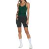 imageTrendy Queen Womens Racerback Ribbed Tank Tops Soft Stretch V Neck Workout Casual Tops Summer Sleeveless Crop CamisoleDarkgreen