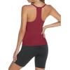 imageTrendy Queen Womens Racerback Ribbed Tank Tops Soft Stretch V Neck Workout Casual Tops Summer Sleeveless Crop CamisoleWinered