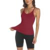 imageTrendy Queen Womens Racerback Ribbed Tank Tops Soft Stretch V Neck Workout Casual Tops Summer Sleeveless Crop CamisoleWinered