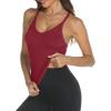 imageTrendy Queen Womens Racerback Ribbed Tank Tops Soft Stretch V Neck Workout Casual Tops Summer Sleeveless Crop CamisoleWinered