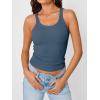 imageTrendy Queen Womens Tank Tops Crop Camisole Summer Fashion Sleeveless Ribbed Workout Basic Going Out Gym Spring Clothes 2026Darkblue