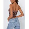 imageTrendy Queen Womens Y2K Tube Tops Butter Soft NonSlip Strapless Crop Top Stretchy Bandeau Summer ClothesLeopard