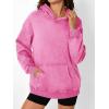 imageTrendy Queen Oversized Hoodies for Women Teen Girl Winter Sweatshirt Cute Acid Wash PulloverPink