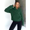 imageTrendy Queen Womens Sweatshirts Quarter Half Zip Pullover Hoodies Fall Fashion 2026 Winter Fleece Jackets SweatersDarkgreen