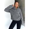 imageTrendy Queen Womens Sweatshirts Quarter Half Zip Pullover Hoodies Fall Fashion 2026 Winter Fleece Jackets SweatersDarkgrey