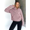 imageTrendy Queen Womens Sweatshirts Quarter Half Zip Pullover Hoodies Fall Fashion 2026 Winter Fleece Jackets SweatersDarkpink