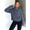 imageTrendy Queen Womens Sweatshirts Quarter Half Zip Pullover Hoodies Fall Fashion 2026 Winter Fleece Jackets SweatersGreyblue