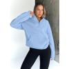 imageTrendy Queen Womens Sweatshirts Quarter Half Zip Pullover Hoodies Fall Fashion 2026 Winter Fleece Jackets SweatersLightblue