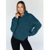 imageTrendy Queen Womens Sweatshirts Quarter Half Zip Pullover Hoodies Fall Fashion 2026 Winter Fleece Jackets SweatersNavy