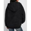 imageTrendy Queen Zip Up Hoodies for Women Oversized Acid Wash Sweatshirt Winter Fashion Jacket Cute Y2k Fall teen girls pulloverBlack