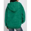 imageTrendy Queen Zip Up Hoodies for Women Oversized Acid Wash Sweatshirt Winter Fashion Jacket Cute Y2k Fall teen girls pulloverGreen