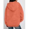 imageTrendy Queen Zip Up Hoodies for Women Oversized Acid Wash Sweatshirt Winter Fashion Jacket Cute Y2k Fall teen girls pulloverOrange