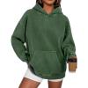 imageTrendy Queen Oversized Hoodies for Women Teen Girl Winter Sweatshirt Cute Acid Wash PulloverGreen