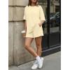 imageTrendy Queen 2 Piece Summer Set Oversized Top amp Loose Fit Shorts with PocketsButter Yellow