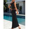 imageTrendy Queen Skirt Sets Women 2 Piece Going Out Dressy Outfits 2026 Summer Sexy Maxi Bodycon Dress Off The Shoulder Crop TopsBlack