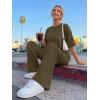 imageTrendy Queen Women 2 Piece Matching Summer Lounge Sets Clothing 2026 Short Sleeve Shirts amp Pants Travel OutfitArmy