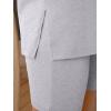imageTrendy Queen Womens Two Piece Lounge Sets Spring Outfits 2026 Summer Fashion Vacation Tops Shorts Matching TracksuitsGrey