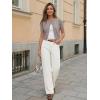 imageTrendy Queen Cropped Short Sleeve Cardigan Sweaters for Women Summer Lightweight Spring Outfits Y2k Fashion Clothes 2026Camel