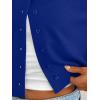 imageTrendy Queen Cropped Short Sleeve Cardigan Sweaters for Women Summer Lightweight Spring Outfits Y2k Fashion Clothes 2026Royal Blue