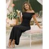 imageTrendy Queen Off the Shoulder Formal Cocktail Dresses for Women Wedding Guest Elegant Bodycon Summer 2026 Maxi Party DressBlack