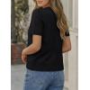 imageTrendy Queen Short Sleeve Cardigan Sweaters for Women Cropped Tops Summer 2026 Spring Outfits Cute Casual Y2k Fashion ClothesBlack