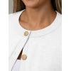 imageTrendy Queen Short Sleeve Cardigan Sweaters for Women Cropped Tops Summer 2026 Spring Outfits Cute Casual Y2k Fashion ClothesWhite