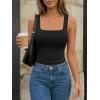imageTrendy Queen Womens Double Lined Tank Tops Crop Summer Fashion Clothing 2026Black