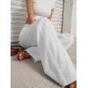 imageTrendy Queen Womens High Waisted Wide Leg Barrel Jeans Stretch Baggy Flare Denim PantsWhite