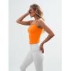 imageTrendy Queen Spaghetti Strap Crop Tank Tops for Women Cute Summer Camisoles for Teens Fitted Basic Layering Cami UndershirtsOrange