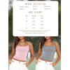 imageTrendy Queen Spaghetti Strap Crop Tank Tops for Women Cute Summer Camisoles for Teens Fitted Basic Layering Cami UndershirtsRed