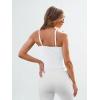 imageTrendy Queen Spaghetti Strap Crop Tank Tops for Women Cute Summer Camisoles for Teens Fitted Basic Layering Cami UndershirtsWhite