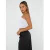 imageTrendy Queen Womens 3 Pack Tube Tops Crop Going Out Strapless Basic Backless Bandeau Bra Summer OutfitsBlack white