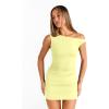 imageTrendy Queen Womens Mini Summer Dresses 2026 Going Out Off The Shoulder Bodycon Sexy Party Club Spring Fashion OutfitsBright Yellow
