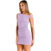 imageTrendy Queen Womens Mini Summer Dresses 2026 Going Out Off The Shoulder Bodycon Sexy Party Club Spring Fashion OutfitsPurple
