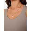 imageTrendy Queen Womens Tank Tops Double Lined Crop Sleeveless Going Out Camisole Summer Fashion Basic Soft Spring Clothes 2026Coffeegrey