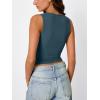 imageTrendy Queen Womens Tank Tops Double Lined Crop Sleeveless Going Out Camisole Summer Fashion Basic Soft Spring Clothes 2026Darkblue
