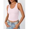 imageTrendy Queen Womens Tank Tops Double Lined Crop Sleeveless Going Out Camisole Summer Fashion Basic Soft Spring Clothes 2026Pink