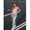 image:imageTrendy Queen Tank Tops Womens Camisole Sleeveless Spaghetti Strap Cami ShirtsLight Pink