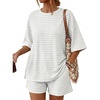 Striped Heather Grey